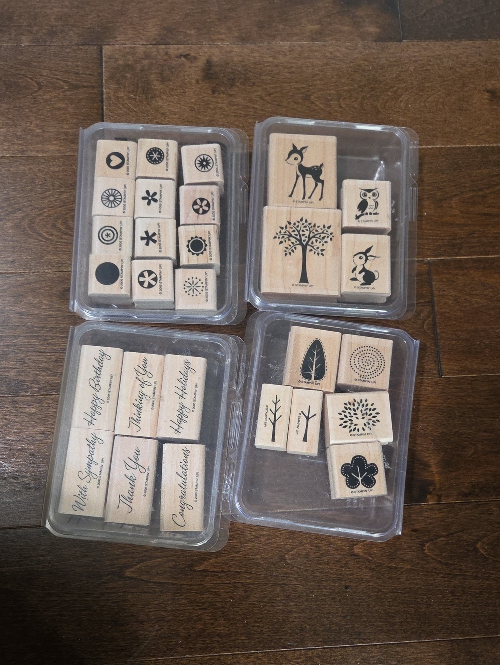 Clearout! 4 small stamp sets
